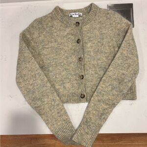 Acne Studios Kari Cropped Cardigan L